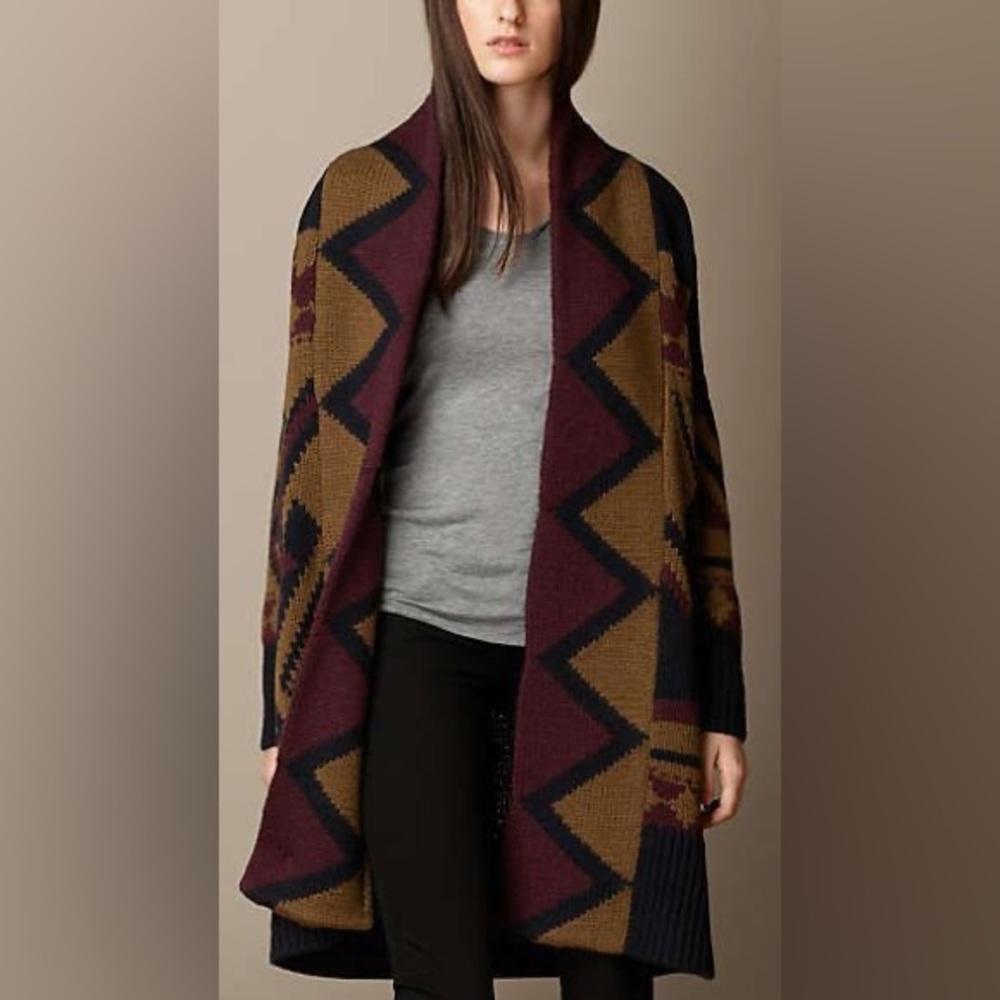 Burberry Brit Knit Cardigan Jacket